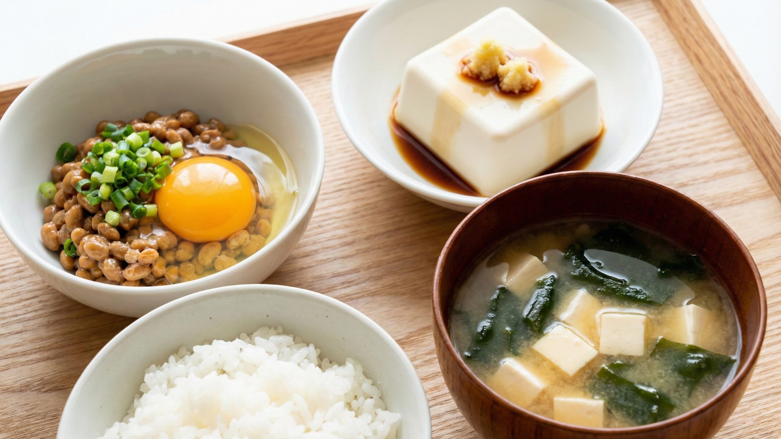 納豆や豆腐などイソフラボンを多く含むメニュー